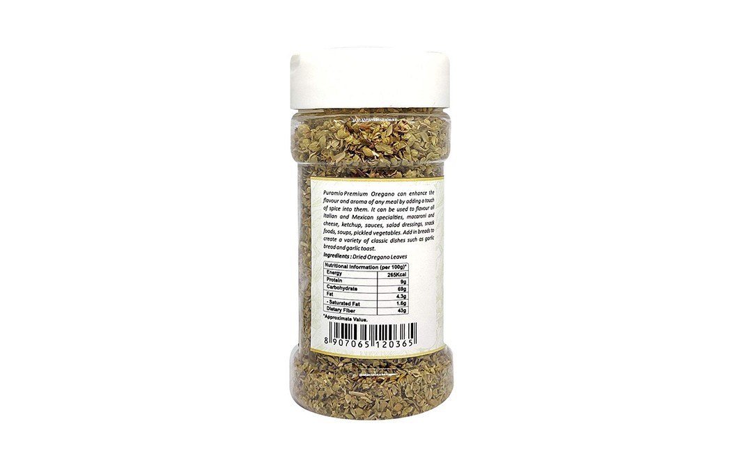 Puramio Premium Oregano    Plastic Bottle  20 grams